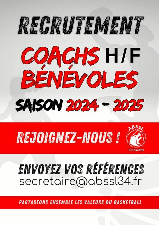 Recrutement coachs bénévoles